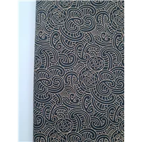 Kiwiana 85600 4 Ponga Koru Black Tan