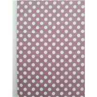 Dots Sunshine White On Light Plum