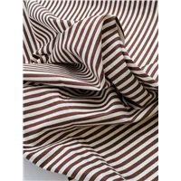 Fabric Brown Wht Stripe 1282 8