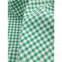 Fabric Miley Cotton Check Emerald