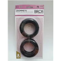 Birch Plastic Grommets Black 012309