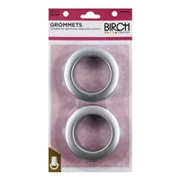 Birch Plastic Grommets Silver 012309