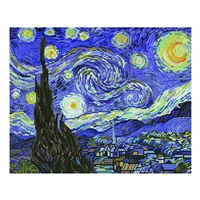 No Count Cross Stitch Starry Night