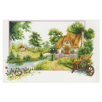 No Count Cross Stitch Summer Cottage