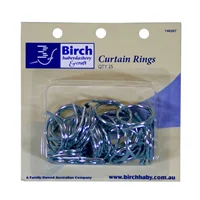 Birch Curtain Rings 25mm