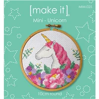 MakeIt Cross Stitch Kit Mini Unicorn