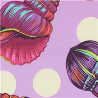 Quilt Backing Tula Pink Big Shelly Ultraviolet