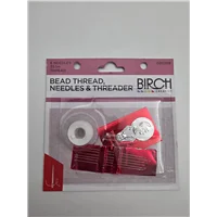 Birch Bead Thread Needle Set