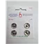 Snap Fasteners Metal 15mm Nickel