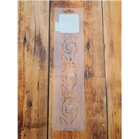 Stencil Machine Quilting Nordic Scroll