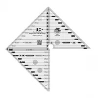 Cretative Grid Multi Size 6 Inch Flying Geese and 45/90 Degree Triangle