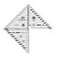 Cretative Grid Multi Size 6 Inch Flying Geese and 45/90 Degree Triangle - photo 2