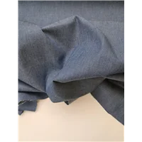 Fabric Chambray Plain Dark