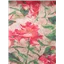 Fabric Rayon Beige Red Green Floral - photo 1