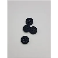 Button T413 14 Navy 4 Hole