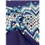 Fabric Maori Print Blues and White - photo 3