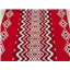 Fabric Maori Print Red Burgundy White - photo 3