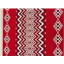Fabric Maori Print Red Burgundy White - photo 4