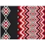 Fabric Maori Print Red Black White - photo 3
