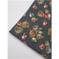 Steampunk Xmas Ornaments Black