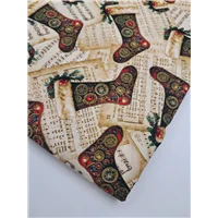 Steampunk Xmas Sheet Music Stockings
