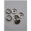 Button 21904 15mm Silver Shank - photo 1