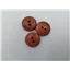 Button 2114 2 Hole Mid Brown Wood Look