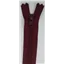YKK Dress Zip (3 Coil) Bordeaux 40cm