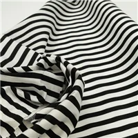 Stripe Cotton Black/white