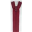 YKK Dress Zip (3 Coil) Wine 30cm