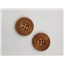 Button 25LB20 Light Brown Circular 20mm