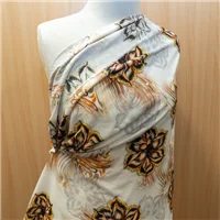 Fabric Printed Rayon W 2495 col 1