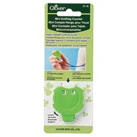 Knitting Counter Clover Green Frog