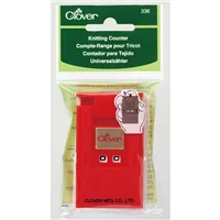 Knitting Counter Clover Red